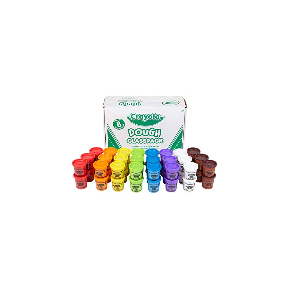 Crayola Dough Classpack  8 8 Assorted Colors  3oz Each  48 Count  per