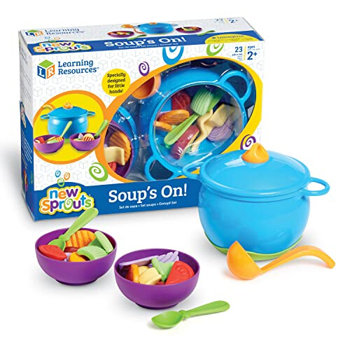 Learning Resources Learning Resources Plastic  New Sprouts Soup's On!  23 Pieces Multicol