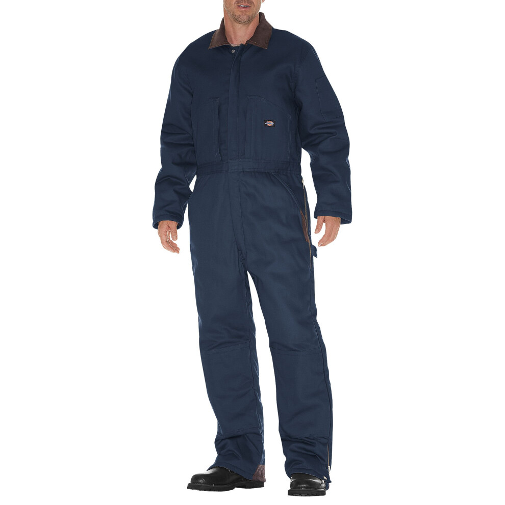 Dickies Men's Big-Tall Premium Insulated Duck Coverall  Dark Navy  3X