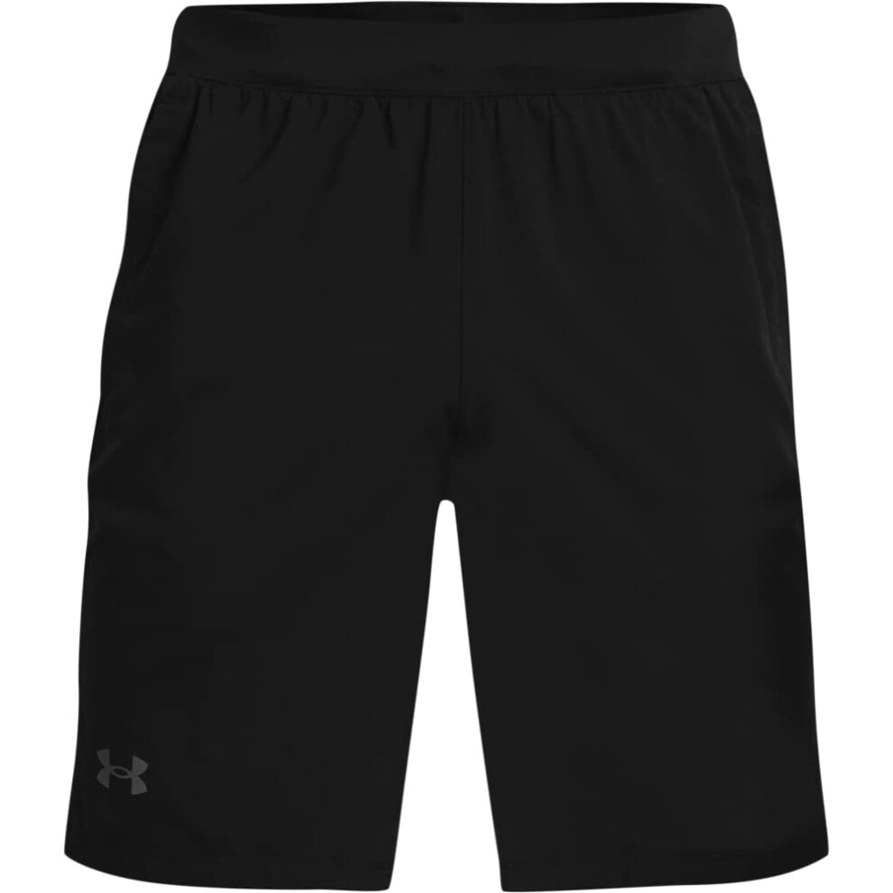 Under Armour Men's Launch Run 9-Inch Shorts   Black (001)/Reflective