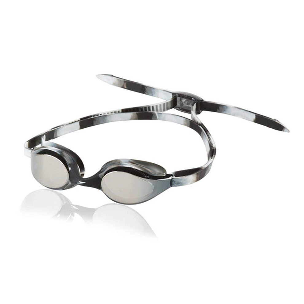 Speedo Unisex-child Swim Goggles Junior Hyper Flyer Ages 6-14 Silver M