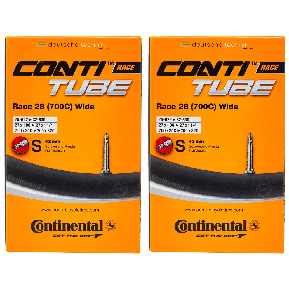 continental Unisexs Race Tube Wide 28 Inner  Black  25-622->32-630] Pa