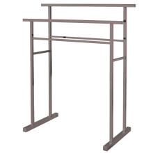 Kingston Brass SCC8248 Pedestal Steel Construction Towel Rack Brushed