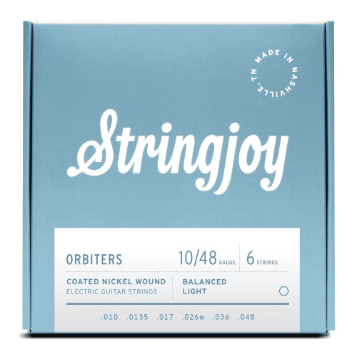 Stringjoy OR1048 elektriske guitarstrenge ORBITERS 10-48 1