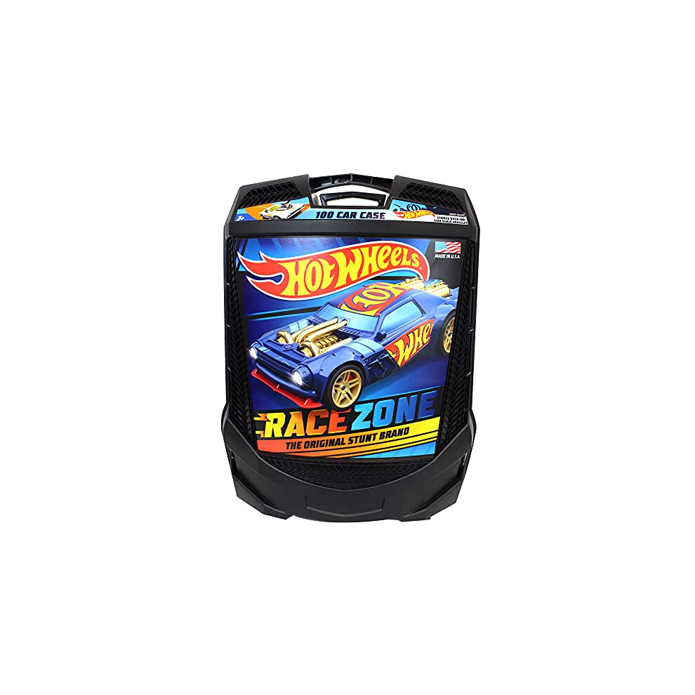 Hot Wheels 100-Car  Rolling Storage Case with Retractable Handle  Mode