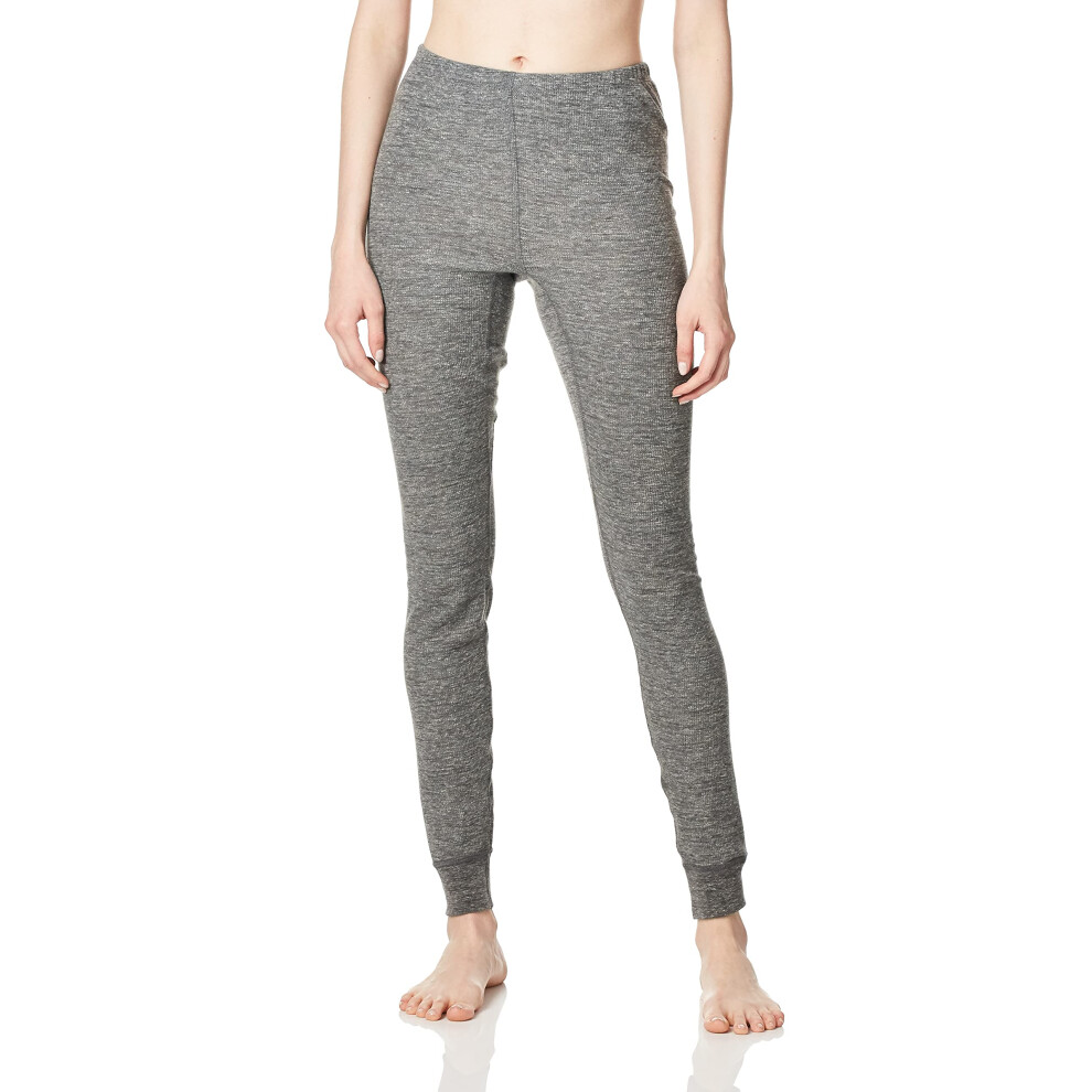 Fruit of the Loom Women's Micro Waffle Thermal Bottom  4X Plus  Smoke