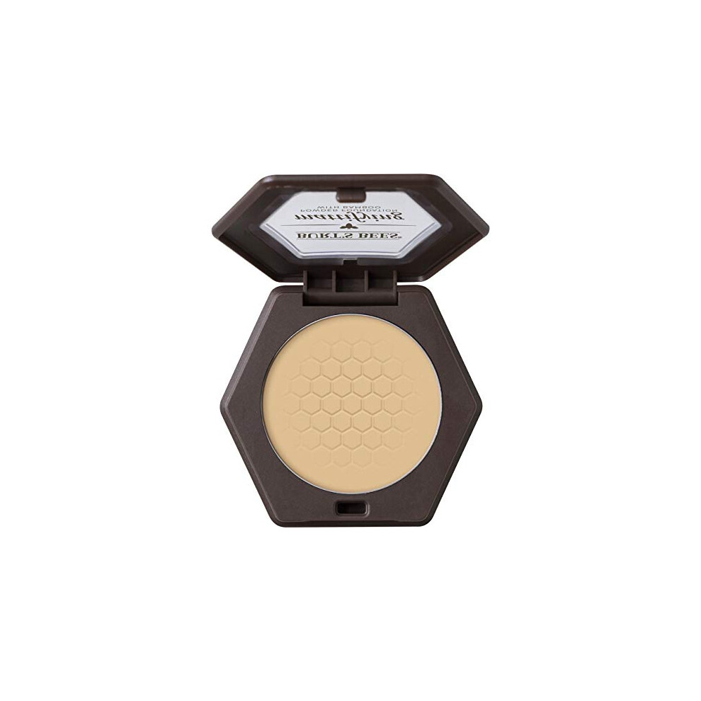 Burts Bees 100% Natural Origin Mattifying Powder Foundation  Bare - 0.