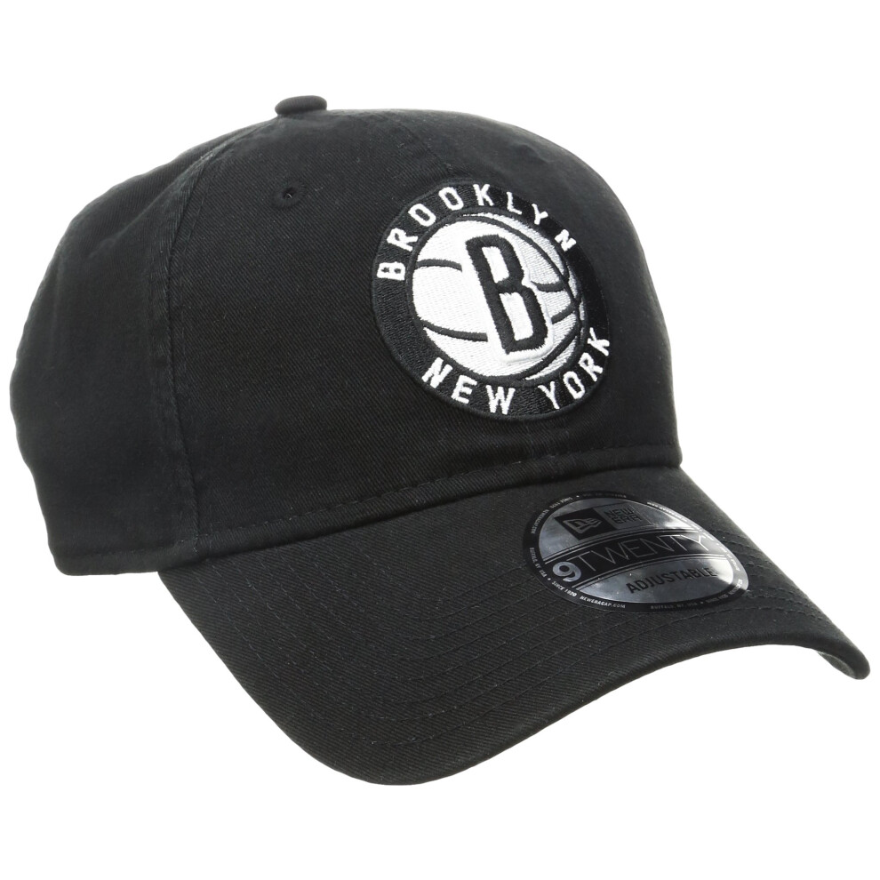 NEW ERA NBA Brooklyn Nets Core Classic 9Twenty Adjustable Cap  Black