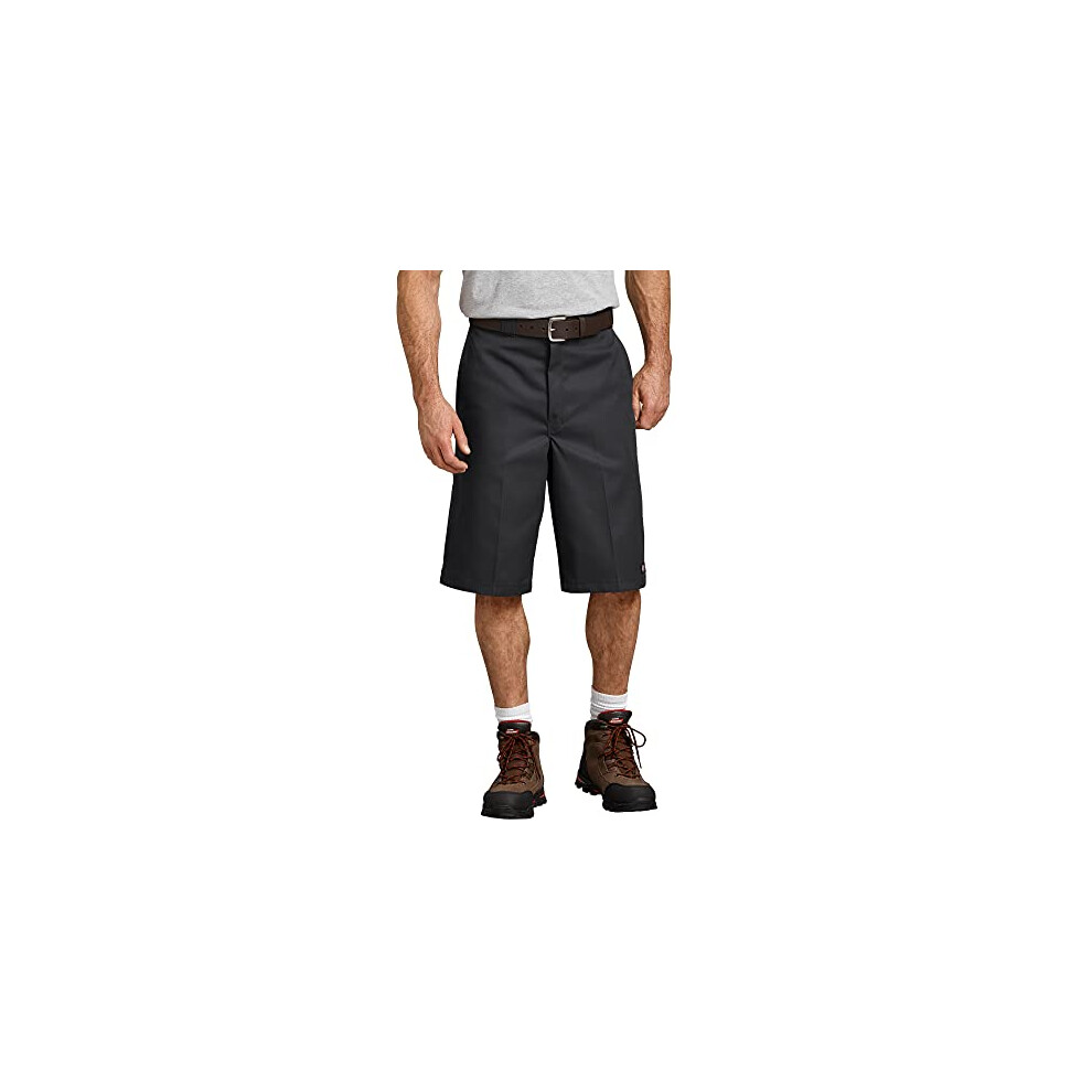 Dickies mens 13 Inch Loose Fit Multi-pocket Work Big-tall Shorts  Blac