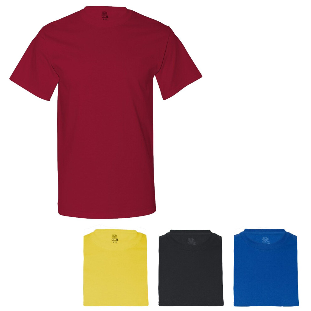 Fruit of the Loom Men's Crew T-Shirt (Pack of 4)  XXXX-Large  Assorted