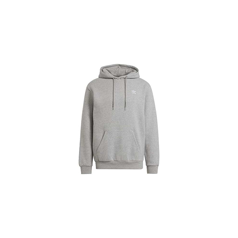 adidas Originals Men's Adicolor Essentials Trefoil Hoodie  Medium Grey