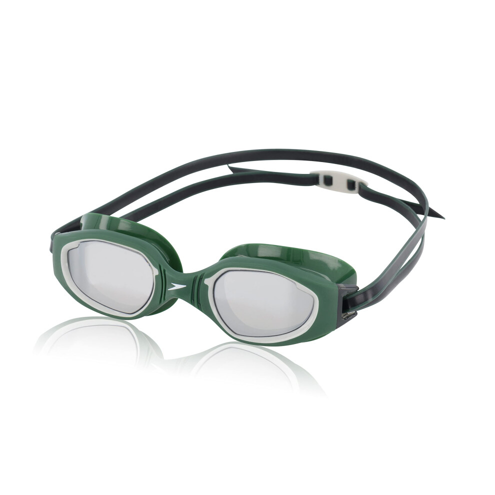 Speedo Unisex-Adult Swim Goggles Hydro Comfort  Mirrored Douglas Fir/D