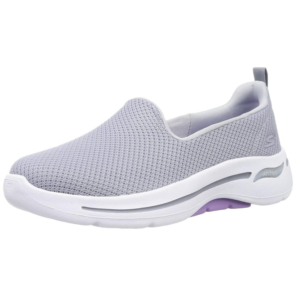 Skechers Womens Performance gO Walk Arch FIT-grateful Sneaker  grayLav