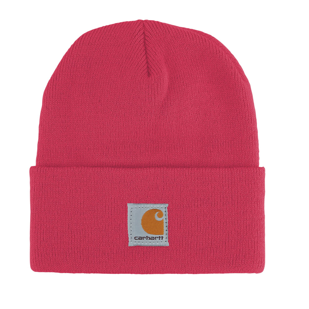 carhartt unisex child Acrylic Watch cold Weather Hat  Raspberry  8-14