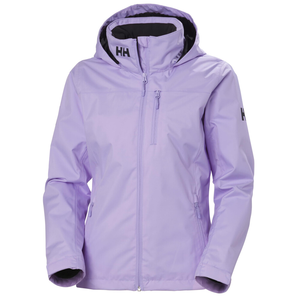 Helly-Hansen Women 's Standard Crew Hooded Midlayer Jacket  699 Heathe