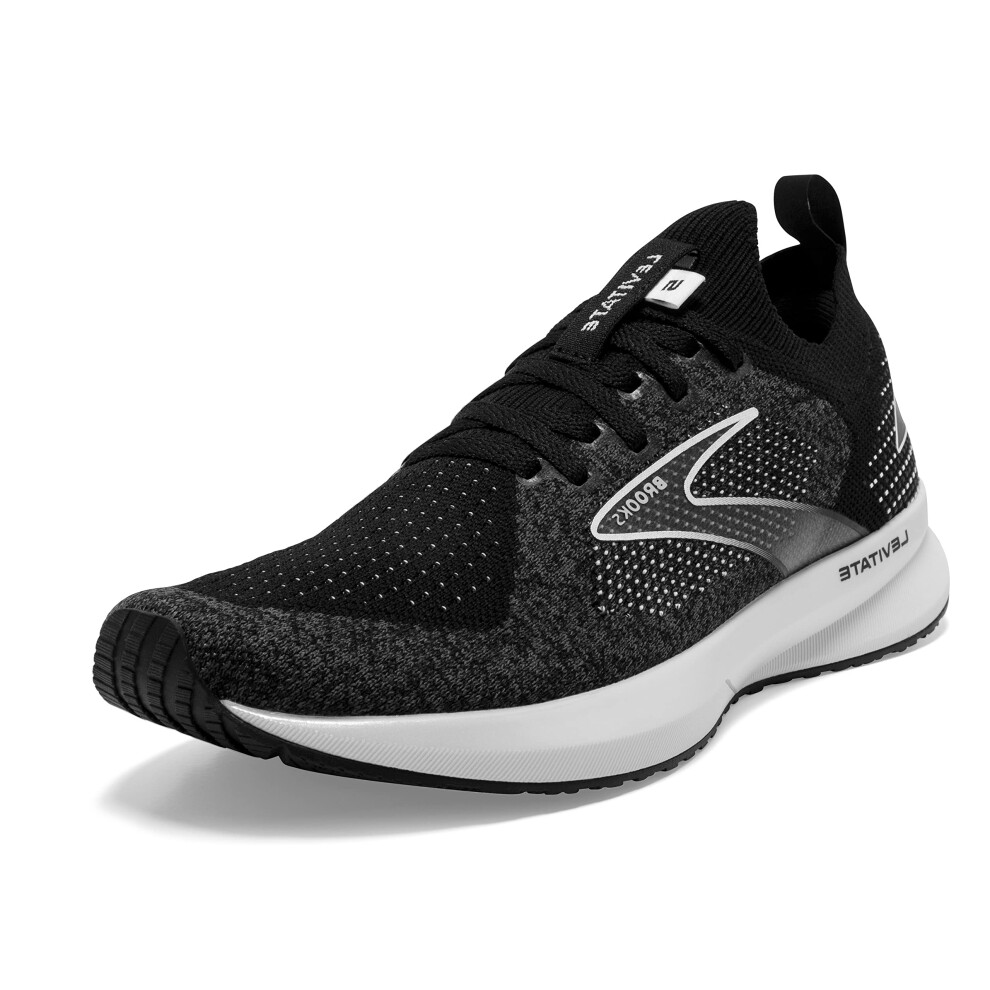 Brooks WomenAs Levitate StealthFit 5 Neutral Running Shoe - BlackgreyW