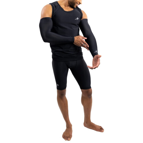 CompressionZ Maniche Compression Cooling per Uomini e Donne| Protezione UV e Sollievo Dolore per Sport e Recupero 2
