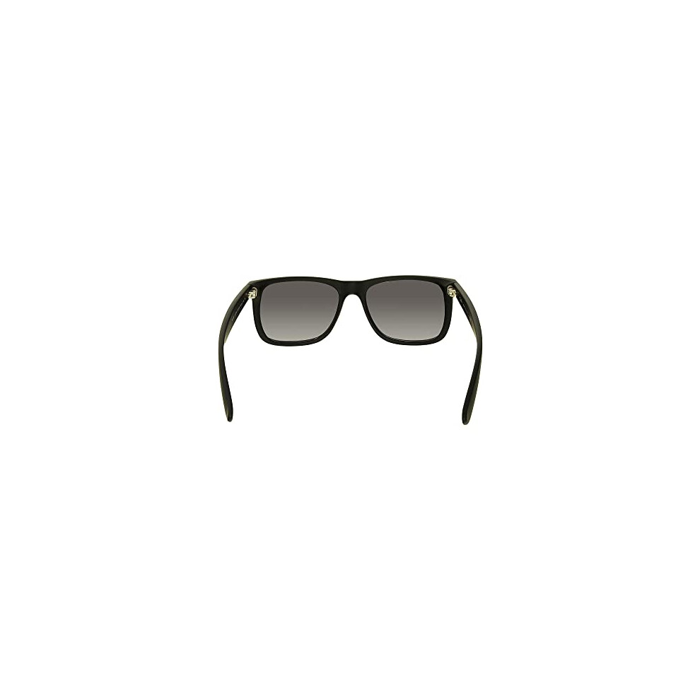 Ray Ban RB4165 Justin Rectangular Sunglasses  Rubber Blackgradient gre