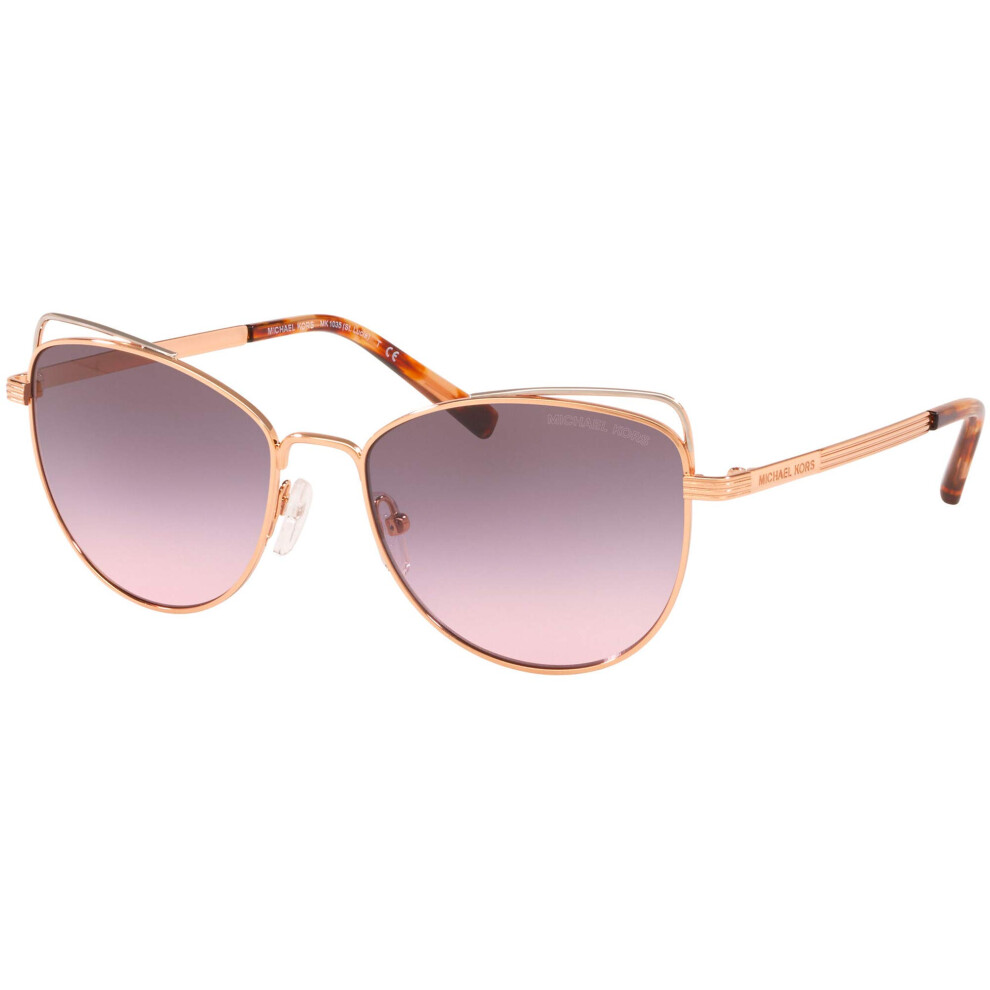 Michael Kors Woman Sunglasses Rose Gold Frame  Rose Gradient Grey Lens