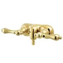 Kingston Brass CC41T2 Vintage 3-3/8-Inch Wall Mount Tub Faucet Polish