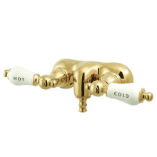 Kingston Brass CC43T2 Vintage 3-3/8-Inch Wall Mount Tub Faucet Polish