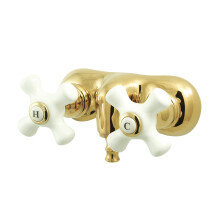 Kingston Brass CC49T2 Vintage 3-3/8-Inch Wall Mount Tub Faucet Polish