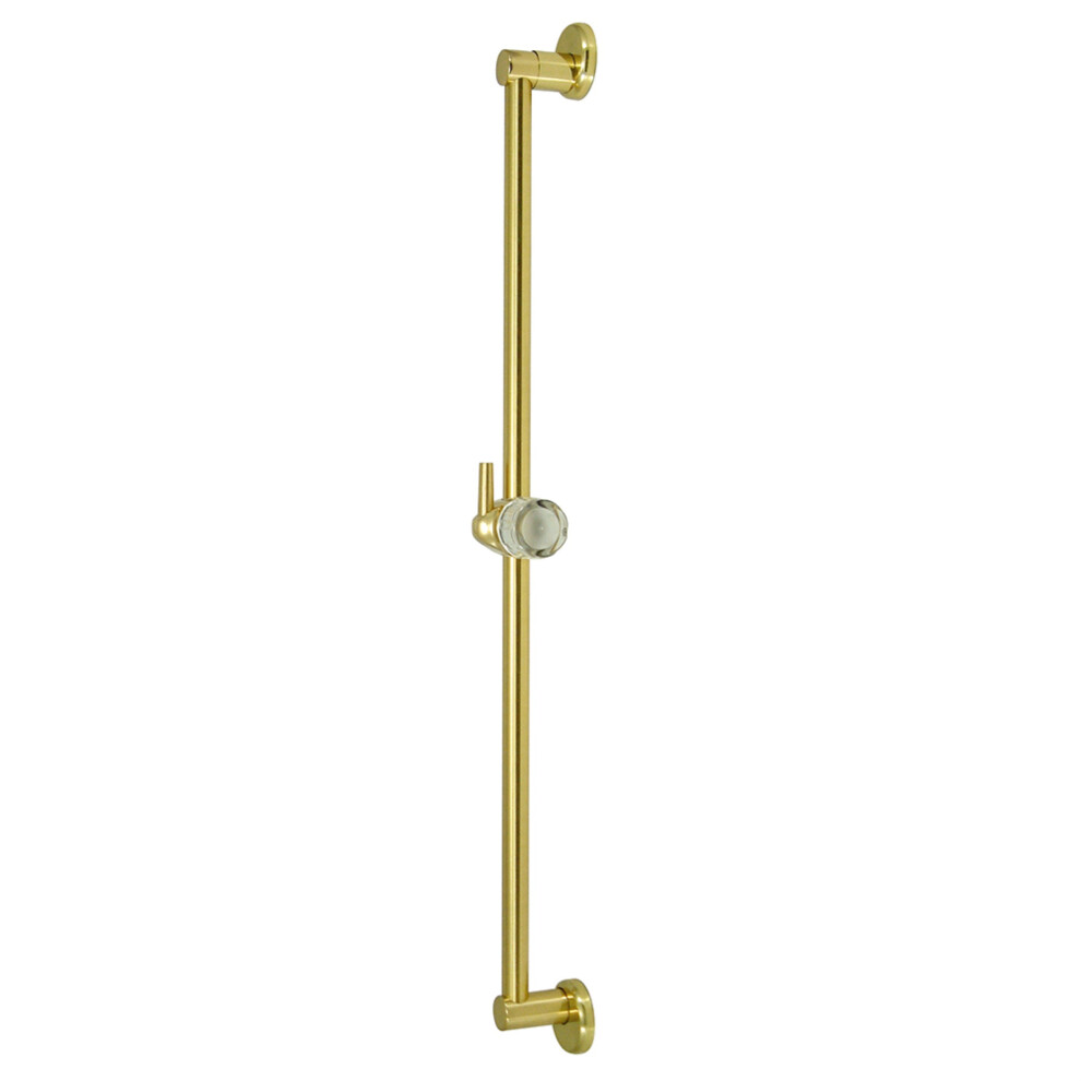 Kingston Brass K180a2 24"""" Shower Slide Bar With Pin Wall Hook Polish 663370062377