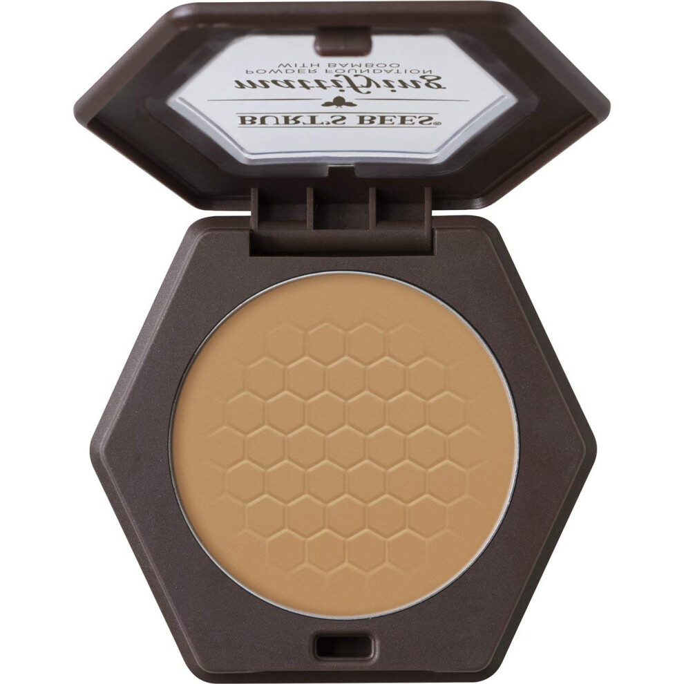 Burts Bees 100% Natural Origin Mattifying Powder Foundation  Nutmeg -