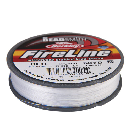 The Beadsmith Fireline by Berkley - Micro-Fused Braided Thread - 8lb. 1
