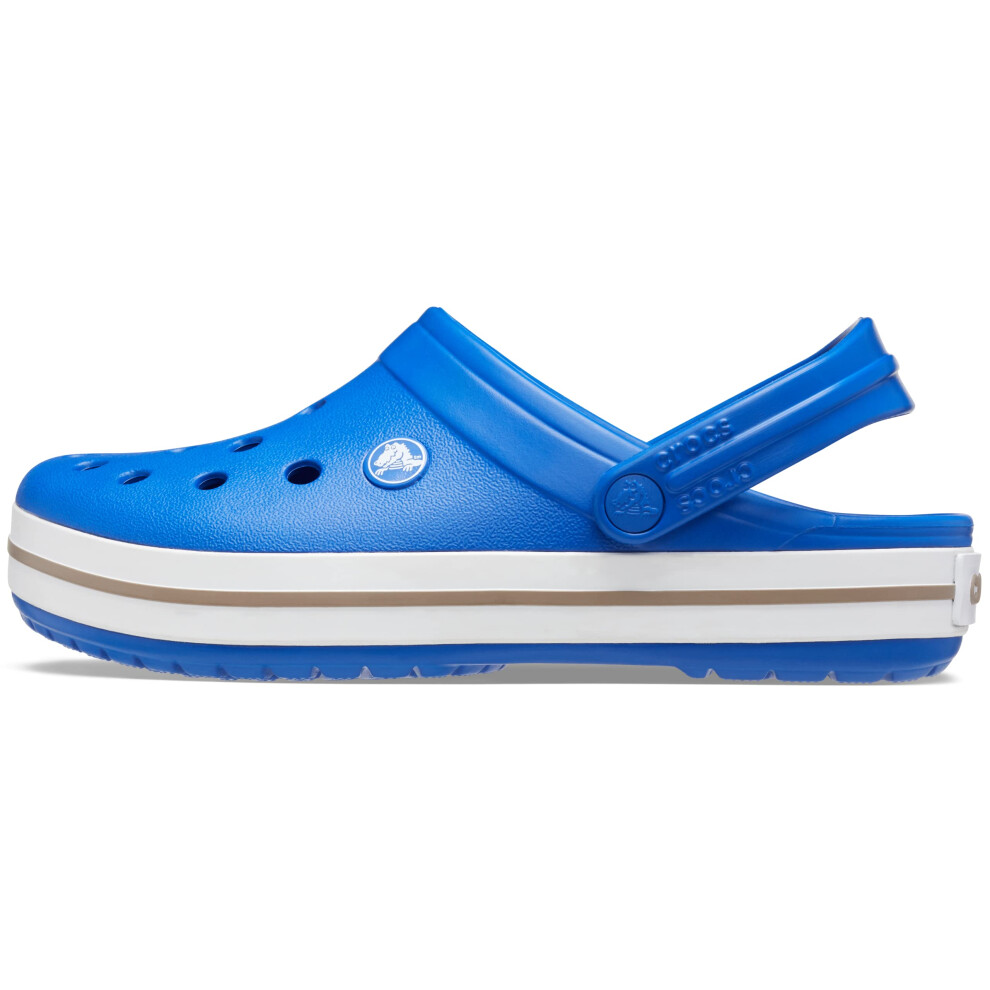 Crocs unisex adult Men's and Women's Crocband Clog  Blue Bolt  6 Women