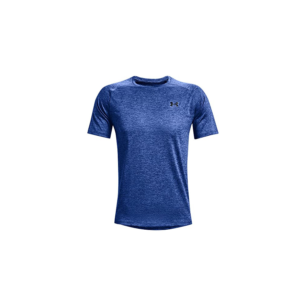 Under Armour Mens Tech 20 Short-Sleeve T-Shirt   Tech Blue (432)Black