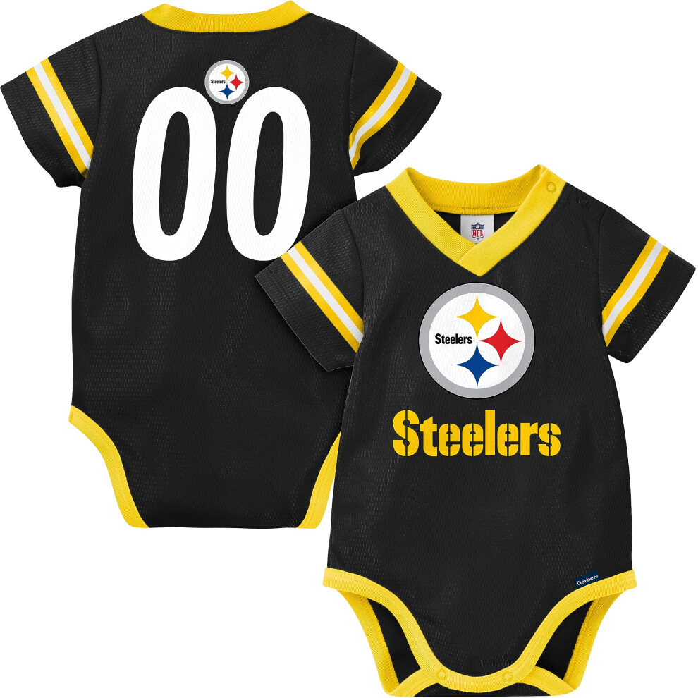 Gerber Unisex Baby Baby Boys NFL Jersey Onesie Bodysuit  Team Color  3