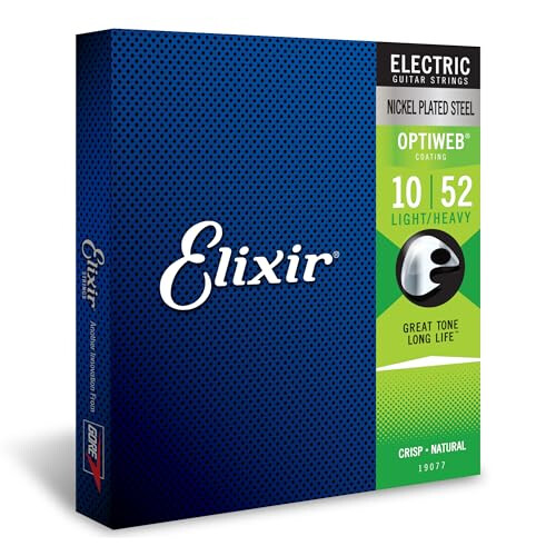 Elixir Strings 19077 Electric guitar With Optiweb coating  LightHeavy
