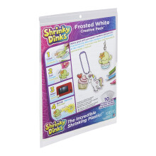 Shrinky Dinks Kreativpaket, 10 Blatt, mattwei, fr Kunst- und Bastelaktivitten fr Kinder