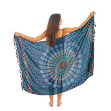 Boho Chic Pareo - Mandala Pareo - Bikini Swimsuit Cover Up - Beach Dre