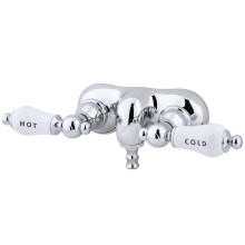 Kingston Brass CC44T1 Vintage 3-3/8-Inch Wall Mount Tub Faucet Polish