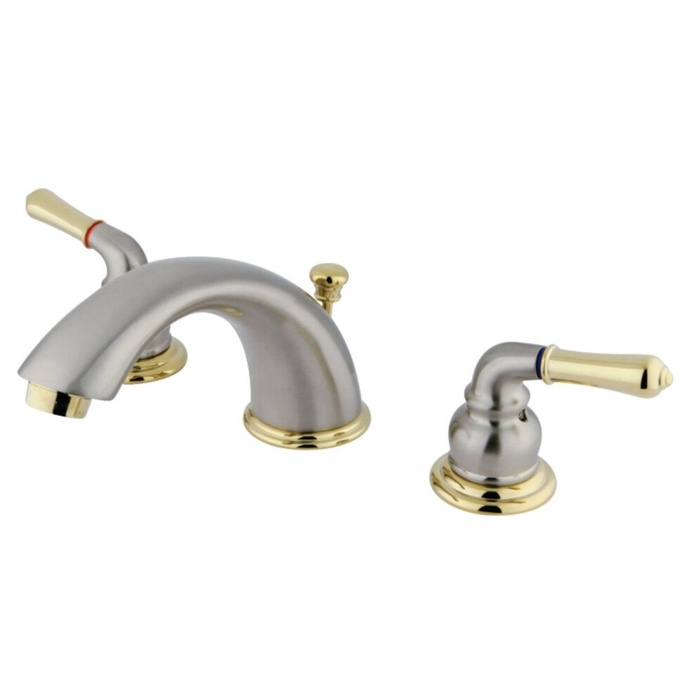 Photos - Tap Kingston Brass GKB969 Widespread Bathroom Faucet Brushed Nickel/Polis 