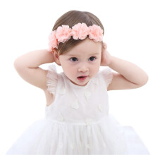 Baby Headbands Princess Peach Flower Crown Baby Girls Bow Cute Hair Ac