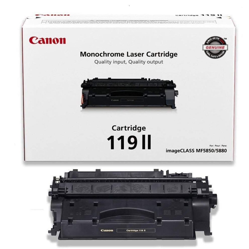 CARTRIDGE 119 II BLACK TONER - FOR CANON IMAGECLASS MF5850DN  MF5880DN