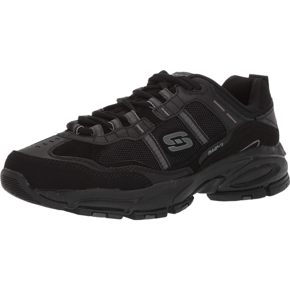 Skechers Sport Men's Vigor 2.0 Trait Memory Foam Sneaker  Black/Brown