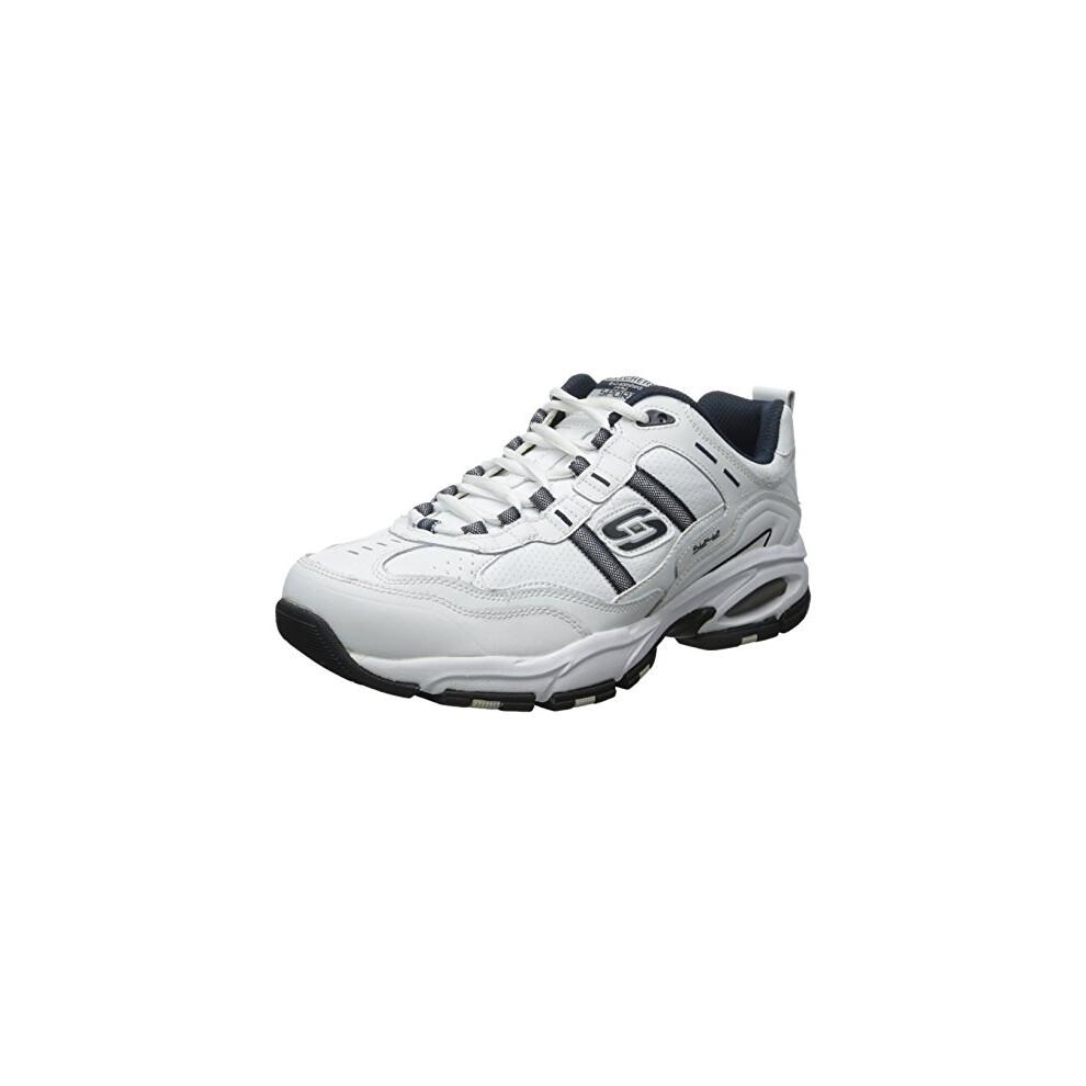 Skechers Sport Men's Vigor 2.0 Serpentine Memory Foam Sneaker White/Na