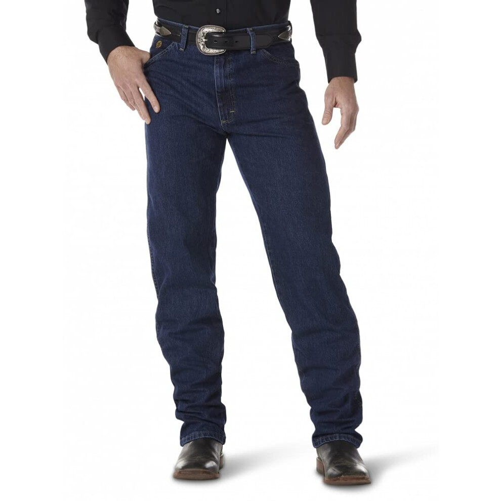 Wrangler Men's George Strait Cowboy Cut Original Fit Jean  Dark Stone