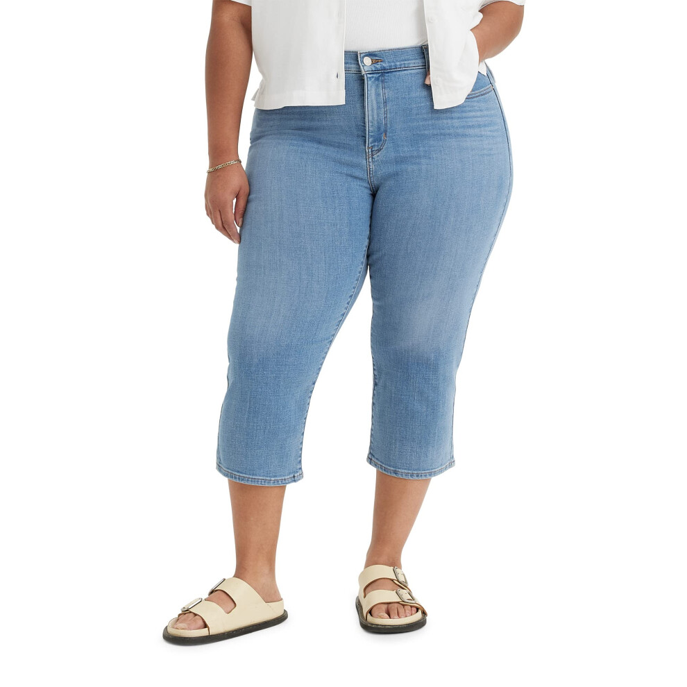 Levi's Women's Plus Size 311 Shaping Capri Jeans  (New) Light Indigo W