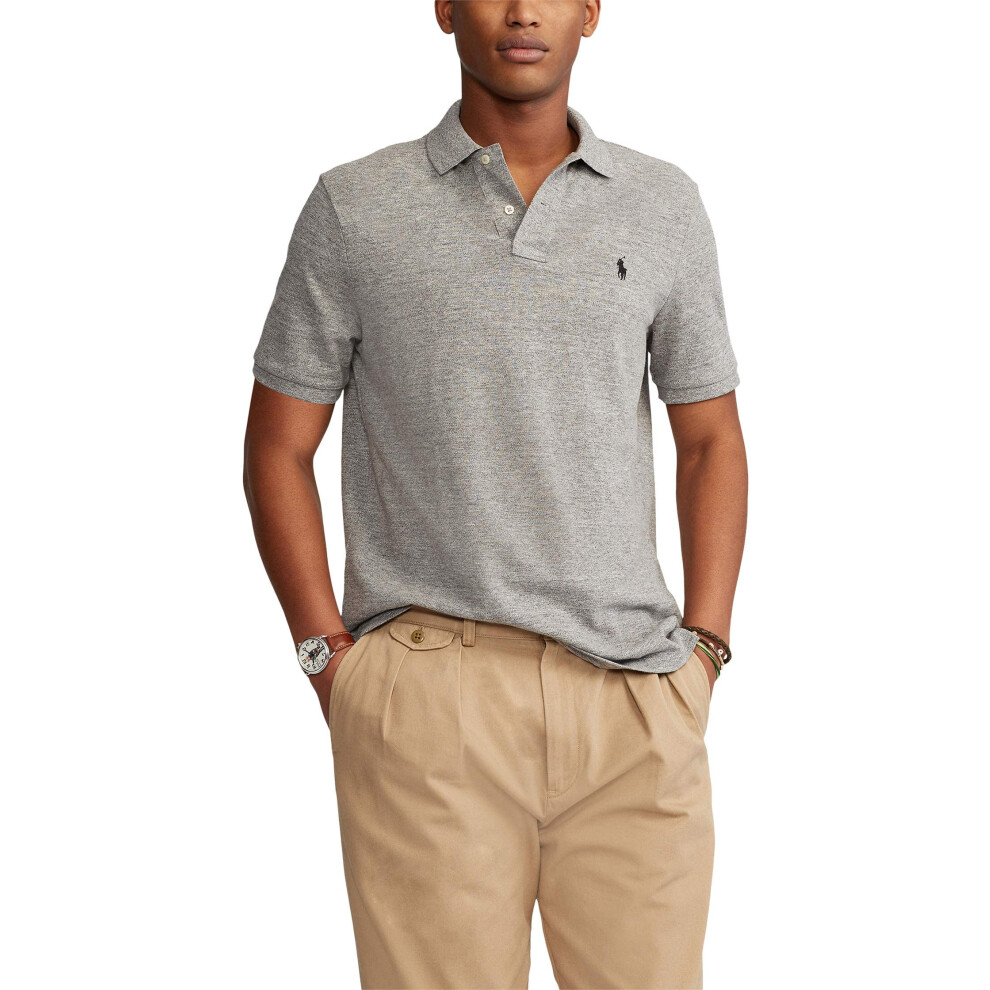 POLO RALPH LAUREN Mens New classic Fit Polo Shirt  canterbury Heather