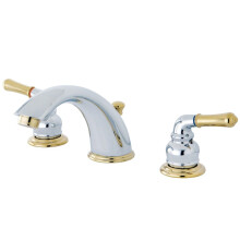 Kingston Brass GKB964 Widespread Bathroom Faucet Polished Chrome/Poli