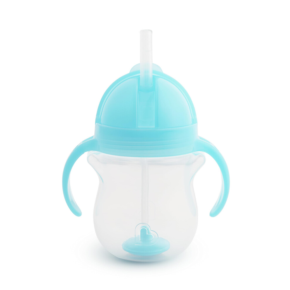 Munchkin Any Angle Weighted Straw Trainer Cup with Click Lock Lid  7 O