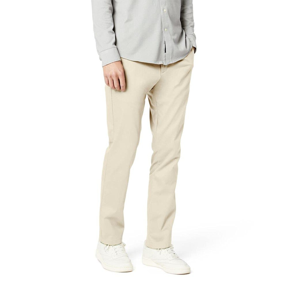 Pantalon Dockers Slim Fit Signature en coton stretch kaki Lux pour homme, taille cloud 38 l x 29 L