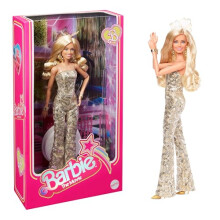 Barbie Margot Robbie as in Gold Disco Jumpsuit The Movie Collectible D