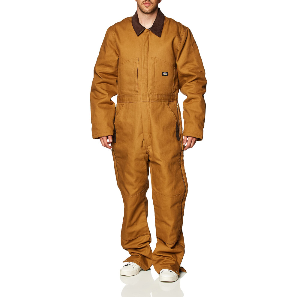 Dickies mens Tv239 overalls and coveralls workwear apparel  Brown Duck