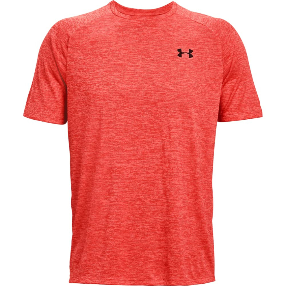 Under Armour mens Tech 2.0 Short-Sleeve T-Shirt   Venom Red (690)/Blac